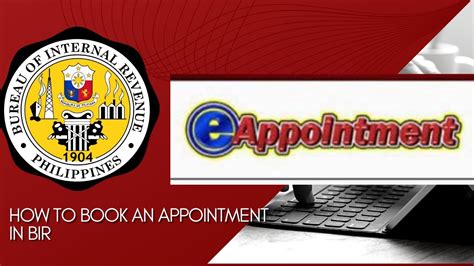 BIR eAppointment System .